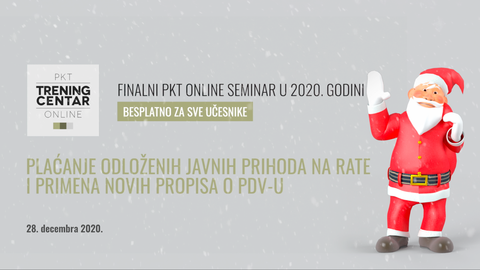 Finalni PKT seminar u 2020: Plaćanje odloženih javnih prihoda na rate i primena novih propisa o PDVu